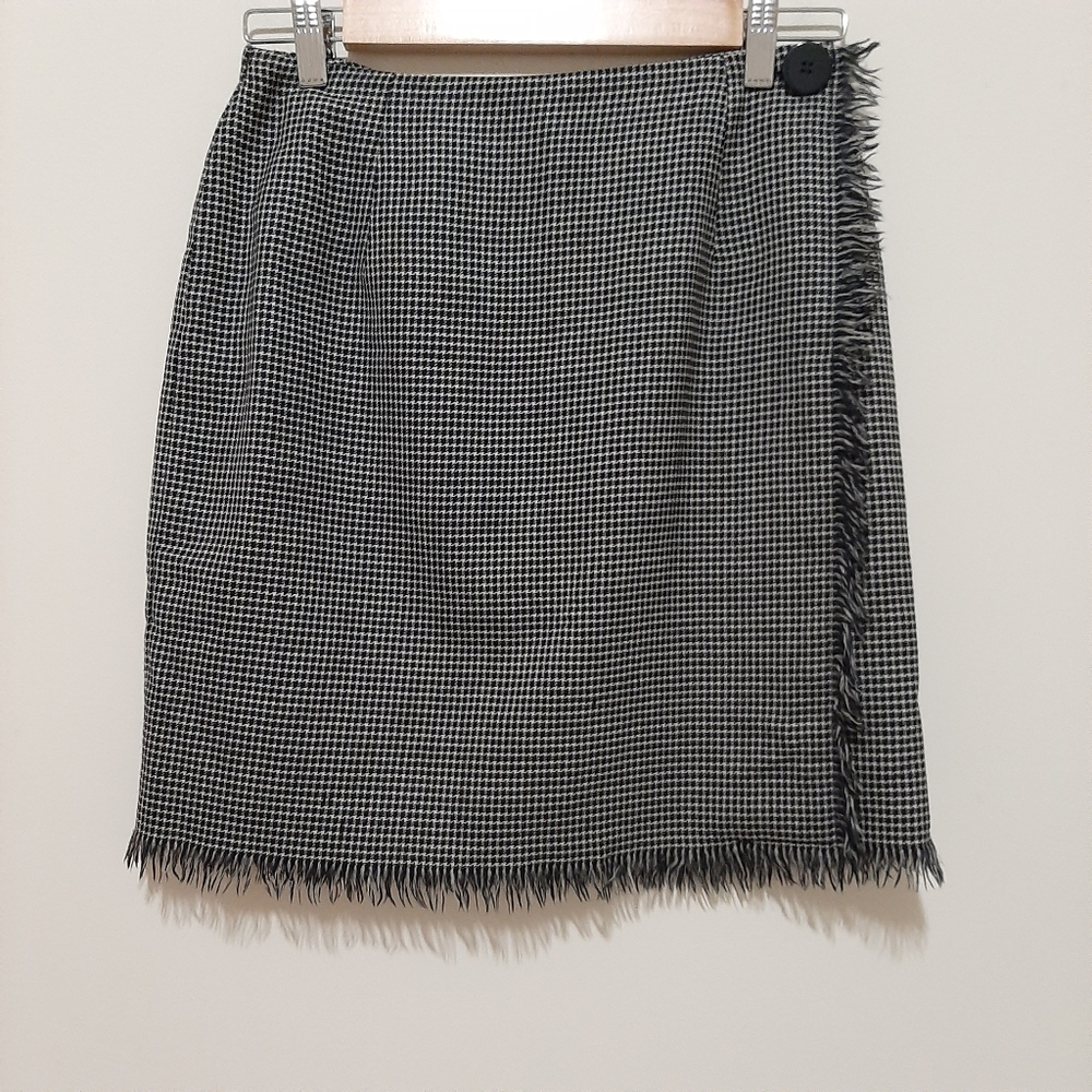 🌺Lgr Vintage Wool Houndstooth Skirt Size 8